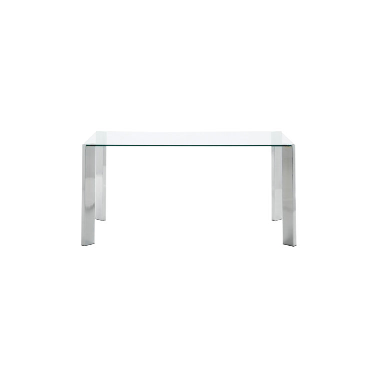 OROA Glass Dining Table Wayfair Canada